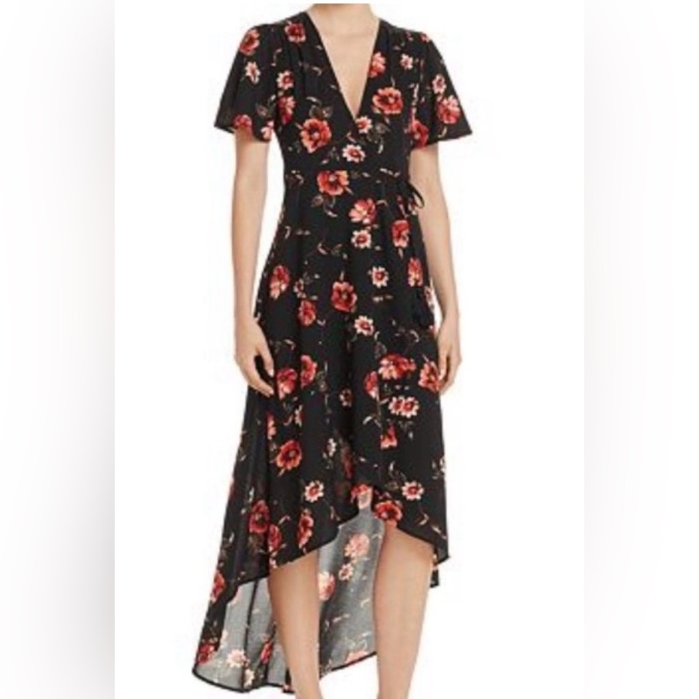 Cotton Candy LA High-Low Wrap Dress